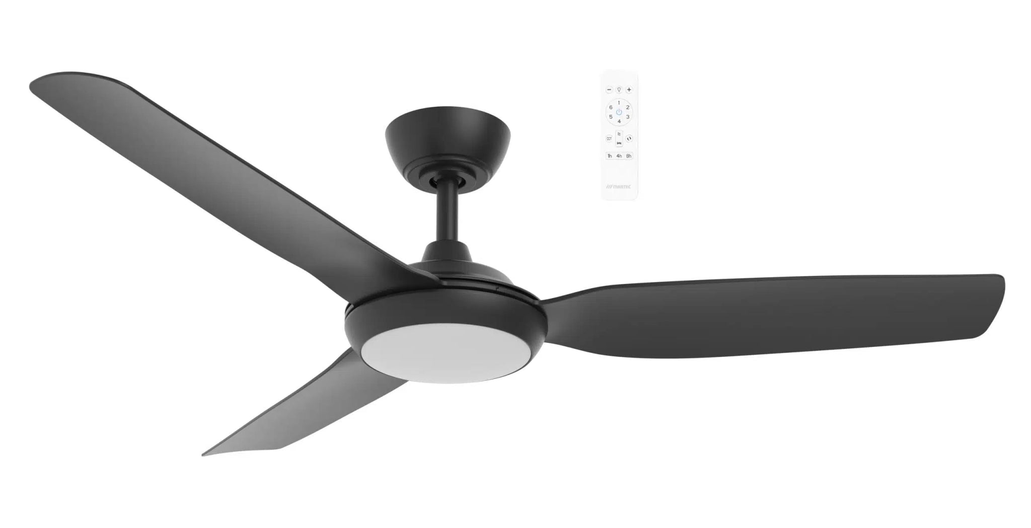 Viper DC 48″ & 52″ 3 Blade Smart Ceiling Fan With WIFI Remote Control + LED Light - Mases LightingMartec