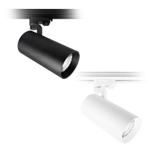 XTB35 CRI.90 35w COB LED Spot Track Light in Black, White or Silver (2700k / 3000k / 4000k / 5000k) - Mases LightingTrend Lighting