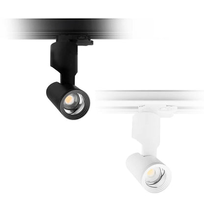 XTF10 8w COB LED Spot Track Light Black/White in 3000k or 4000k - Mases LightingTrend Lighting