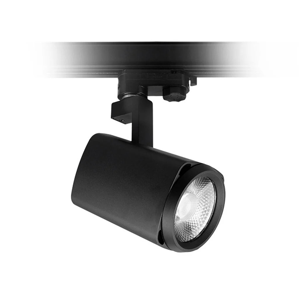 XTI15 15w COB LED Spot Track Light in Black, White or Silver (2700k/3000k/4000k/5000k)