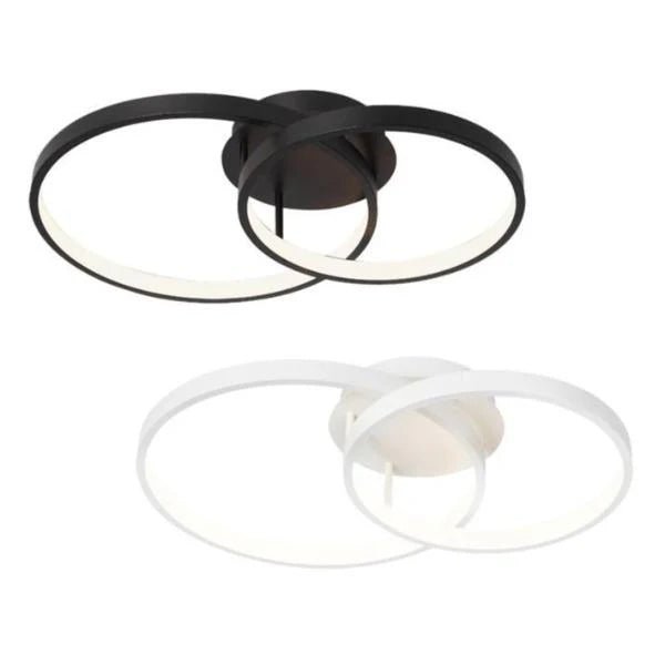 Zola LED CTC 2Lt 54w in Black or White - Mases LightingCougar Lighting