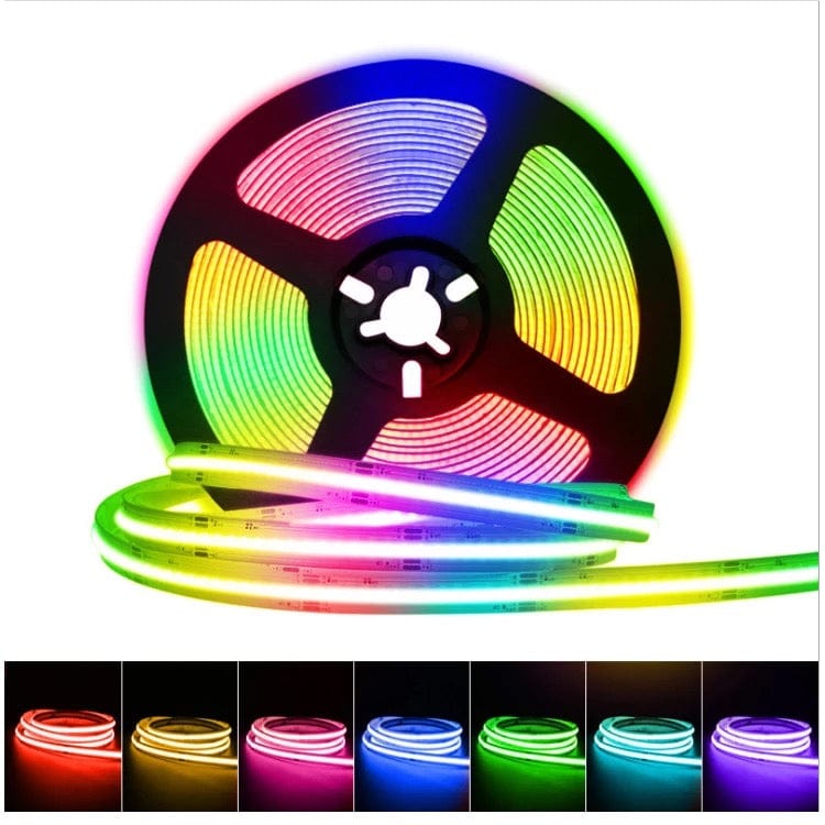 12mm | 15W/m RGB | IP67 | COB Flexible LED Strip Light - Mases LightingLighting Creations