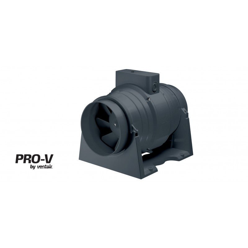 190-852m³/h Ventair Mixflow High Power In-Line Exhaust Fan (100mm/150mm/200mm) - VMFIL100, VMFIL150, VMFIL200 - Mases LightingVentair