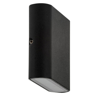 2x3w Lisse Up/Down LED Wall Light 240v Outdoor Havit Lighting - HV3642T-BLK-240V, HV3642T-WHT-240V - Mases LightingHavit Lighting