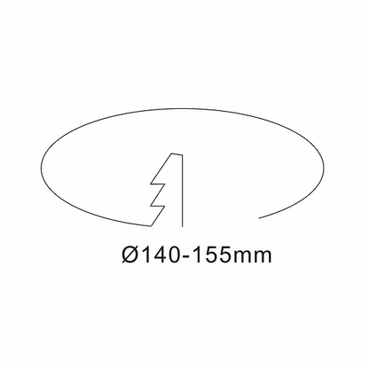 3A 20W High Efficiency Downlight DL2009/20W/TC - Mases Lighting3A