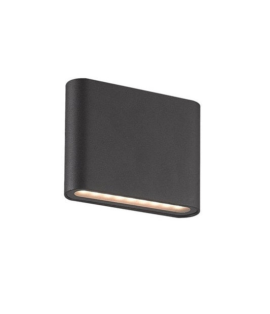3A ST362 slim LED down wall light in white, tri-colour, die-cast aluminium
