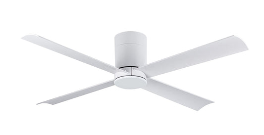 48" Carrara Smart WIFI DC Ceiling Fan, White MCDC124 Martec Lighting - Mases LightingMartec