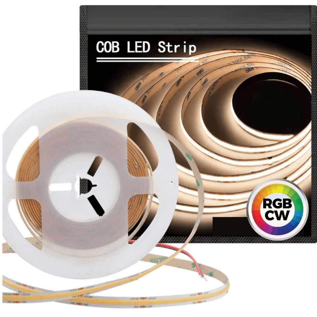 5 meter RGB+4K Cobra Pro Indoor COB Dot Free Strip Light Kit - 80W - Mases LightingLighting Creations