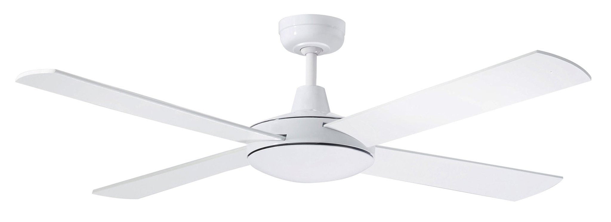 52" (1300mm) Lifestyle DC Ceiling Fan Only in Brushed Aluminium or White - Mases LightingMartec
