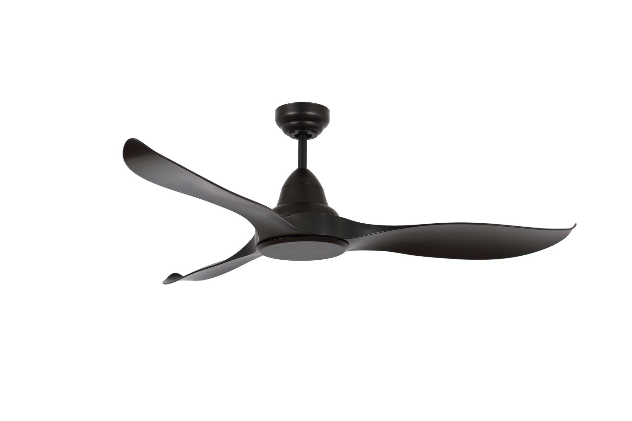 52" (1320mm) Wave DC Ceiling Fan Only With 3 ABS Blade & Remote Control - Mases LightingMartec