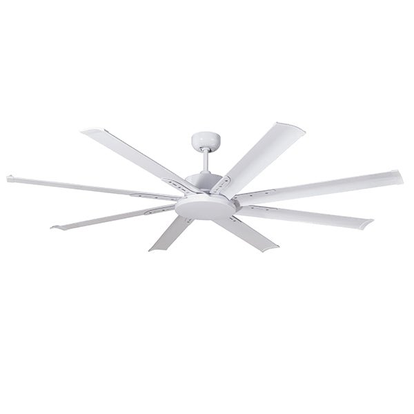 65" (1600mm) Large DC Ceiling Fan Available in White - Mases LightingMartec