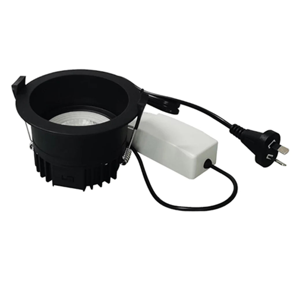 90mm LED Downlight 9w Black, CCT MACRO DL105 Telbix Lighting - Mases LightingTelbix