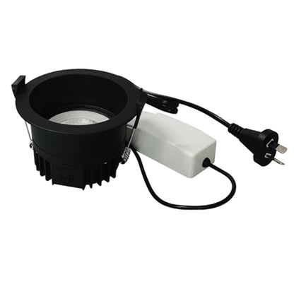 90mm LED Downlight 9w Black, CCT MACRO DL105 Telbix Lighting - Mases LightingTelbix