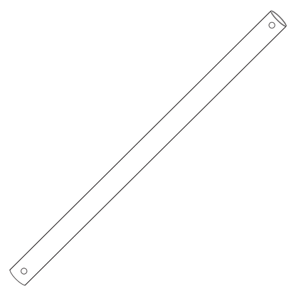 910mm Ceiling Fan Extension Rod Matt Black - DC2481 - Mases LightingHunter Pacific
