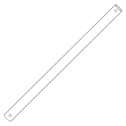 910mm Ceiling Fan Extension Rod Matt Black - DC2481 - Mases LightingHunter Pacific