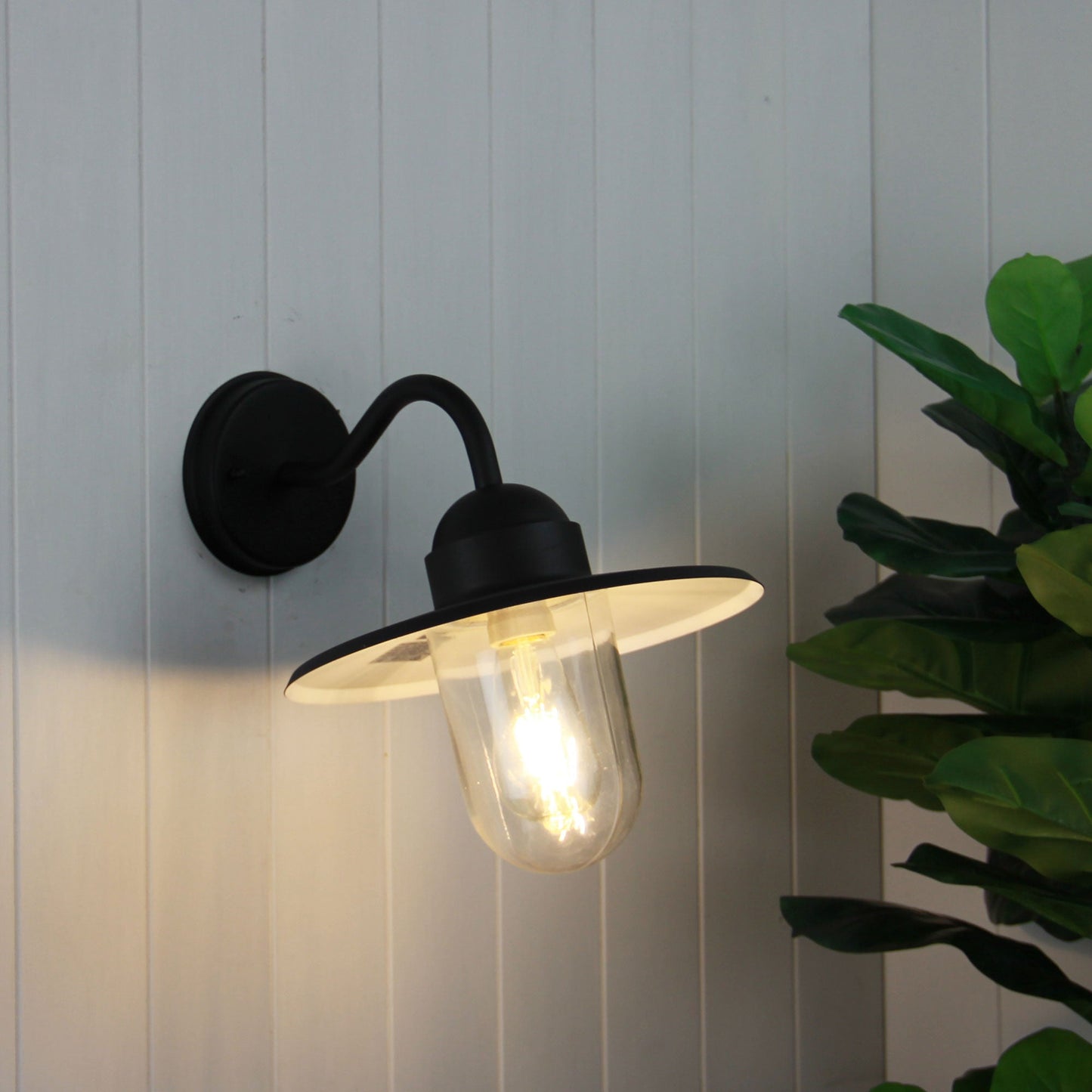 Alley 1 Light Wall Light Black - OL7880BK - Mases LightingOriel Lighting