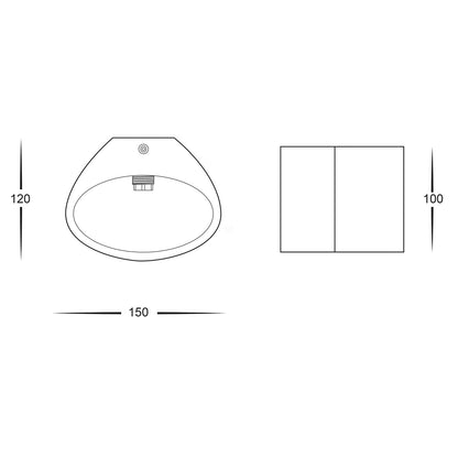 Arc LED Wall Plaster Light Small 3w Havit Lighting - HV8025C, HV8025W - Mases LightingHavit Lighting