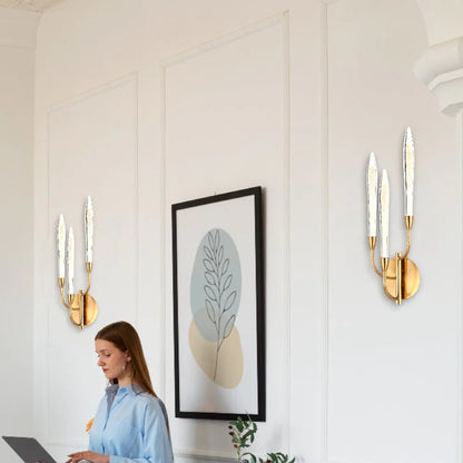 Archer Indoor LED Wall Light 3Lt 9w Antique Gold - Mases LightingTelbix