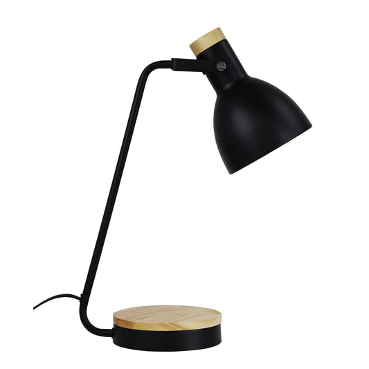 Benny Desk Lamp Black and Blonde - Mases LightingOriel Lighting
