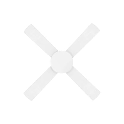 Bondi 48" White AC ABS Ceiling Fan - 203619 - Mases LightingEglo