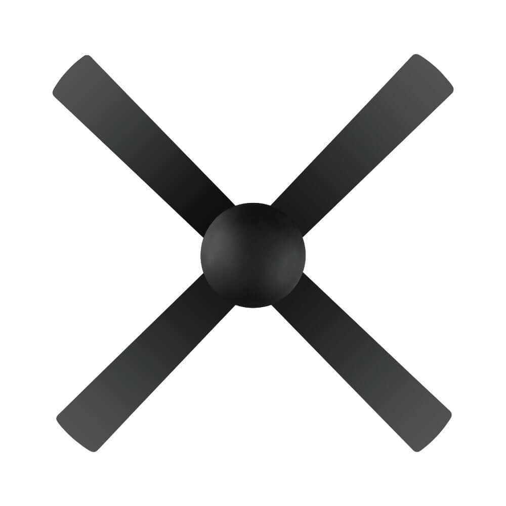 Bondi 52" AC ABS Ceiling Fan Black - 203625 - Mases LightingEglo