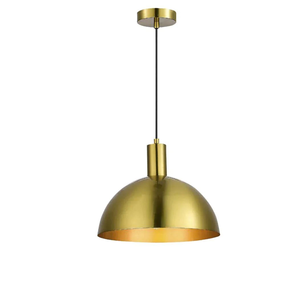 BRANO Brass Industrial Pendant Light - Mases LightingLighting Creations