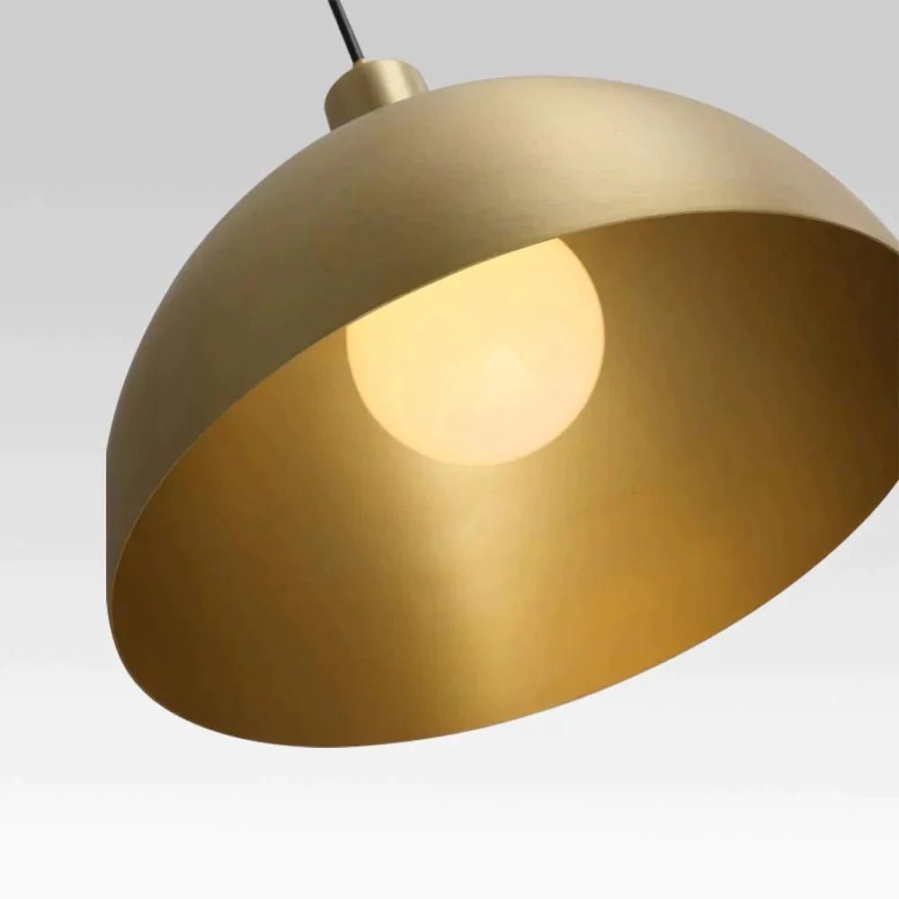 BRANO Brass Industrial Pendant Light - Mases LightingLighting Creations