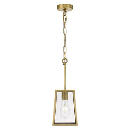 Cantena 15 Industrial Pendant Light Small 1Lt in Antique Brass - Mases LightingTelbix