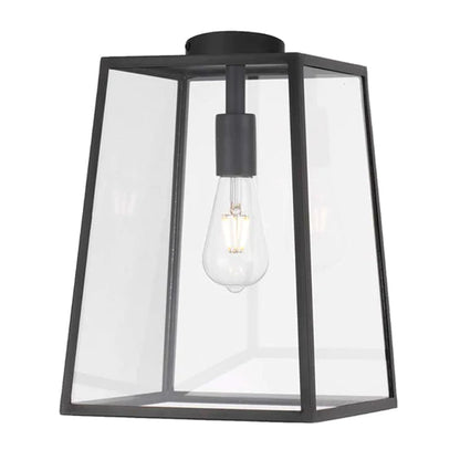 Cantena 25 Industrial Pendant Light Large 1Lt in Antique Black - Mases LightingTelbix