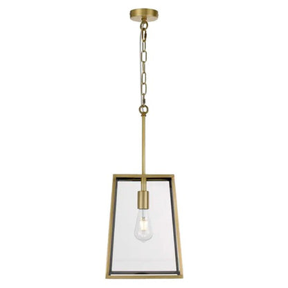 Cantena 25 Industrial Pendant Light Large 1Lt in Antique Brass - Mases LightingTelbix