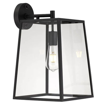 Cantena Outdoor Wall Light Large 1Lt in Antique Black - Mases LightingTelbix