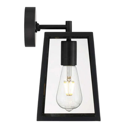Cantena Outdoor Wall Light Small 1Lt in Antique Black - Mases LightingTelbix