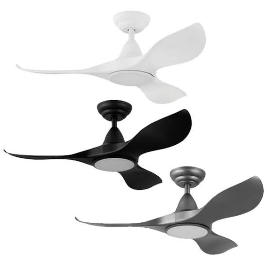 Eglo NOOSA 46” ABS 3 Blade DC Ceiling Fan with Remote Control & LED Light - Mases LightingEglo