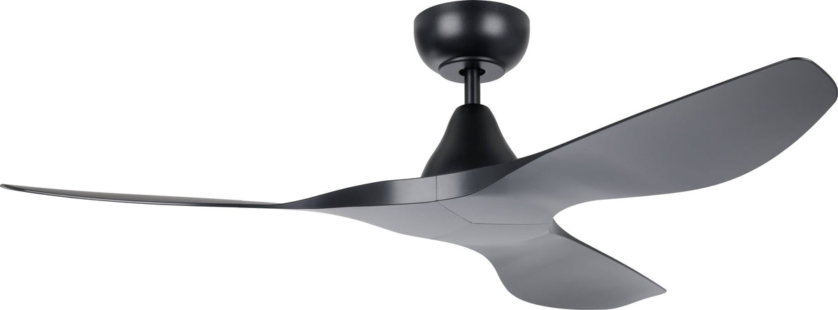 Eglo SURF 48 DC ceiling fan Black with Remote - Mases LightingEglo