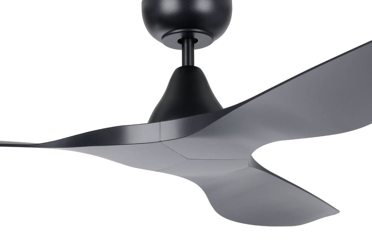 Eglo SURF 48 DC ceiling fan Black with Remote - Mases LightingEglo