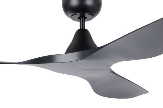 Eglo SURF 48 DC ceiling fan Black with Remote - Mases LightingEglo