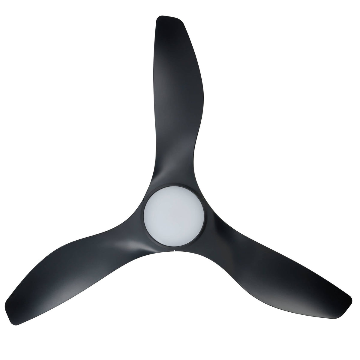 Eglo SURF 48" DC ceiling fan in Black with LED Light and Remote - Mases LightingEglo