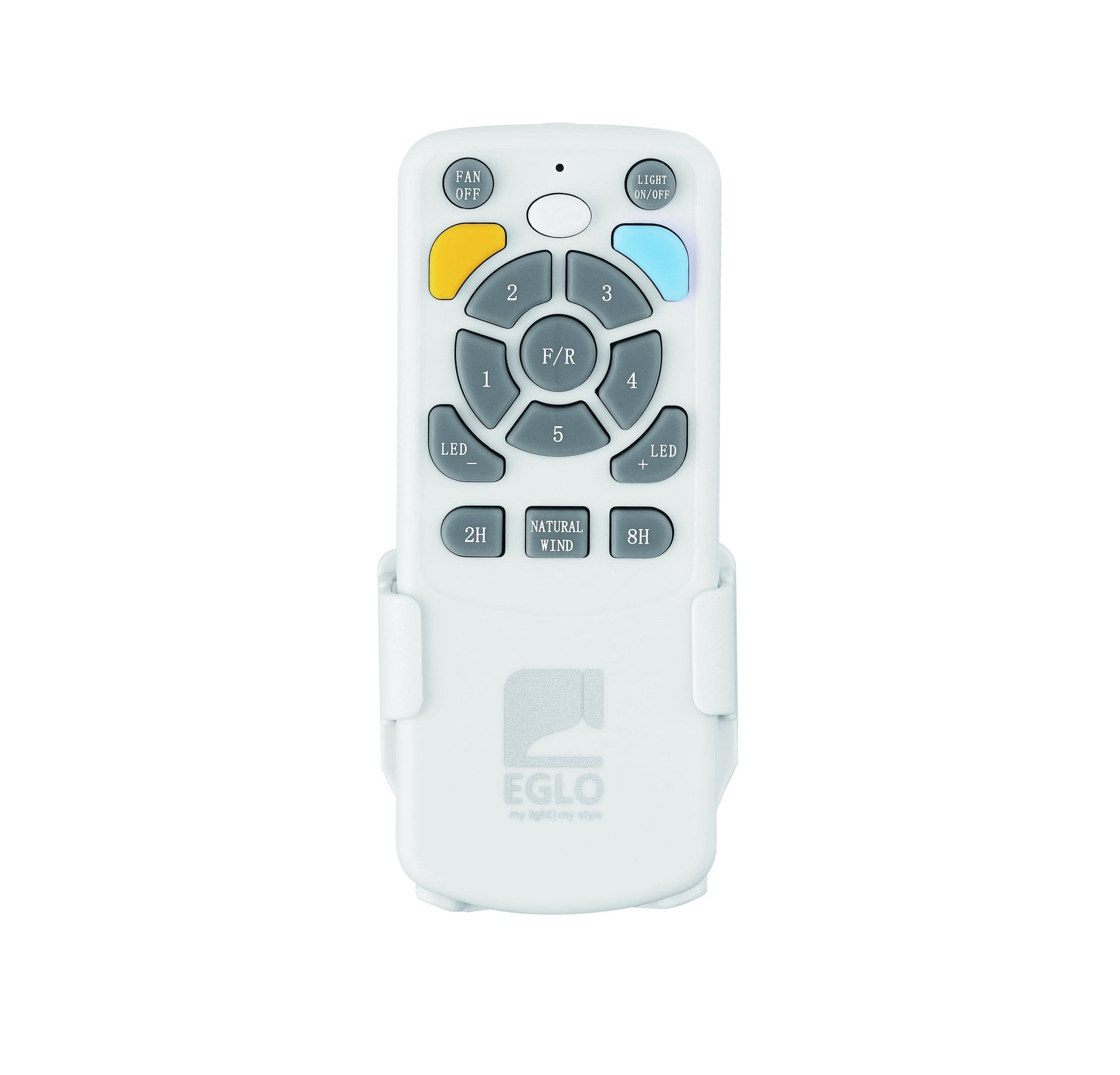 Eglo SURF 48" DC ceiling fan in White with LED Light and Remote - Mases LightingEglo