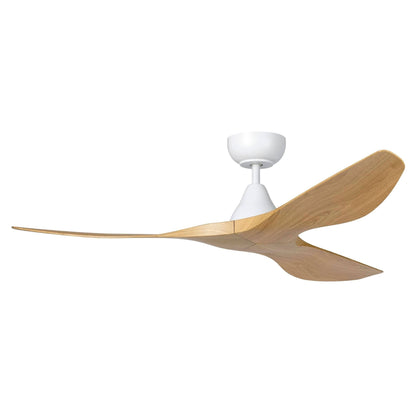 Eglo SURF 52" DC FAN White, Black, Oak/White or Burmese Teak with Remote Control - Mases LightingEglo