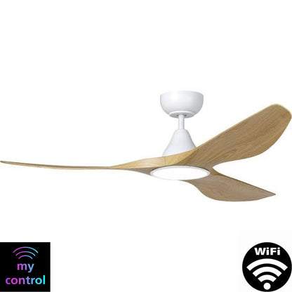 Eglo SURF 52" DC WiFi Ceiling Fan with LED Light, Remote Control & WiFi Module - Mases LightingEglo