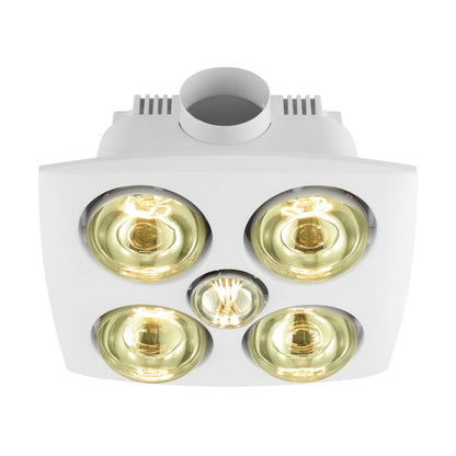 Eglo VESUVIUS Bathroom Heater & Light with 4 Heat Lamp - Mases LightingEglo