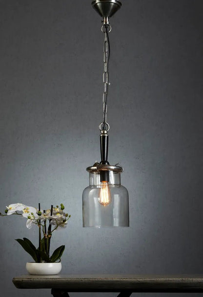 Emac Lawton HAITI CEILING PENDANT SILVER - Mases LightingEMAC LAWTON