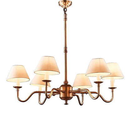 Emac Lawton PRESCOT CHANDELIER ANTIQUE BRASS - Mases LightingEMAC LAWTON