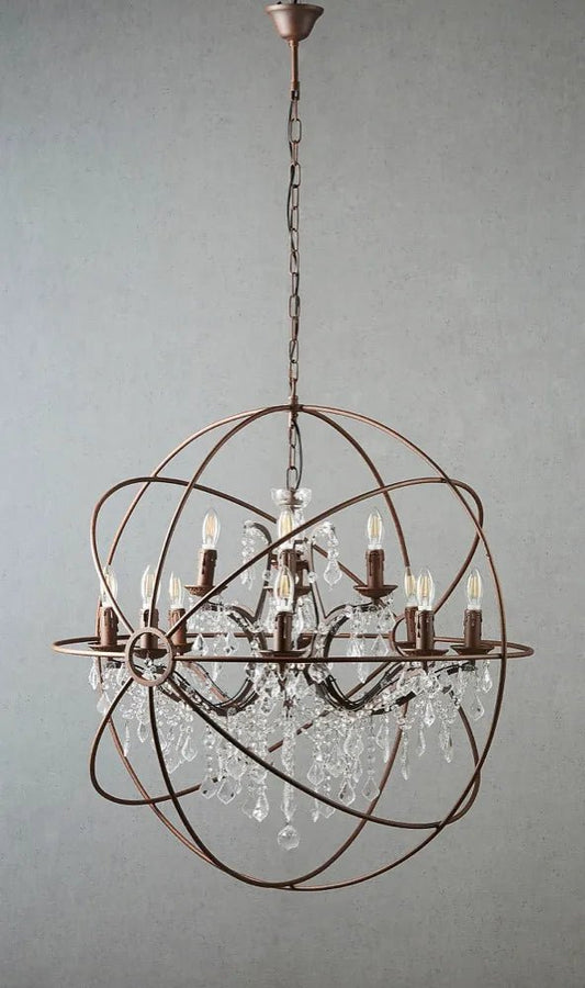 Emac Lawton SUNDANCE CHANDELIER LARGE RUST - Mases LightingEMAC LAWTON