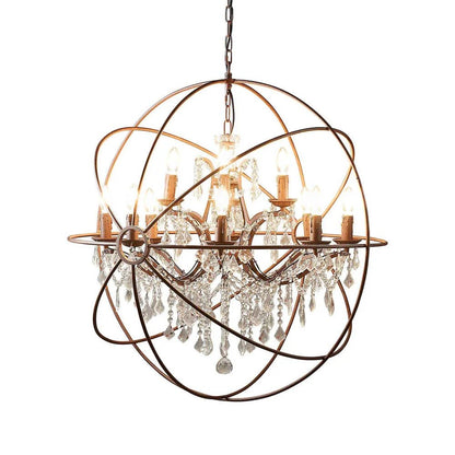Emac Lawton SUNDANCE CHANDELIER LARGE RUST - Mases LightingEMAC LAWTON