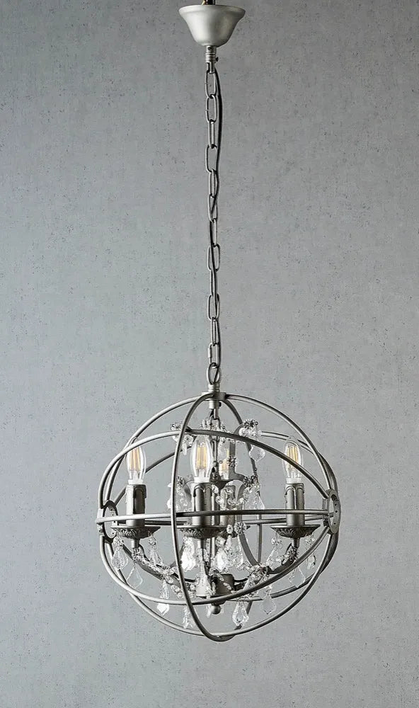 Emac Lawton SUNDANCE CHANDELIER SMALL GREY - Mases LightingEMAC LAWTON