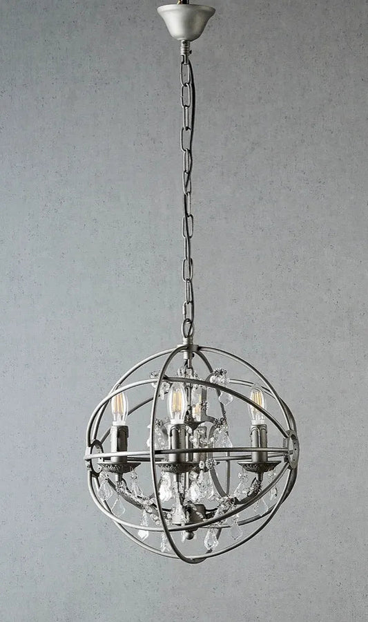Emac Lawton SUNDANCE CHANDELIER SMALL GREY - Mases LightingEMAC LAWTON