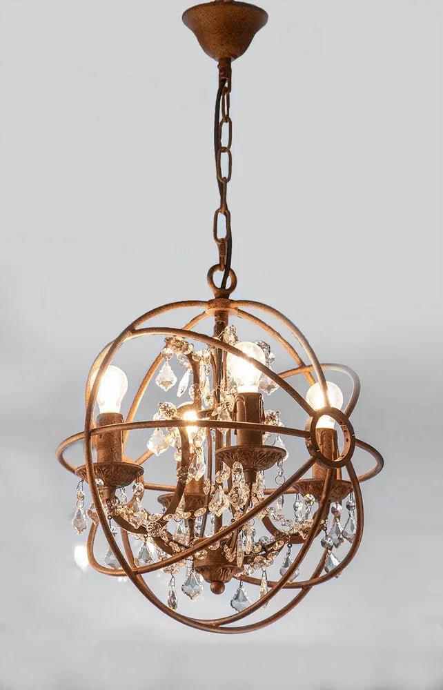 Emac Lawton SUNDANCE CHANDELIER SMALL RUST - Mases LightingEMAC LAWTON