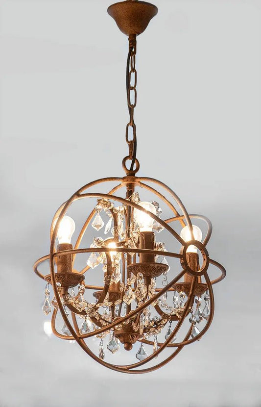 Emac Lawton SUNDANCE CHANDELIER SMALL RUST - Mases LightingEMAC LAWTON