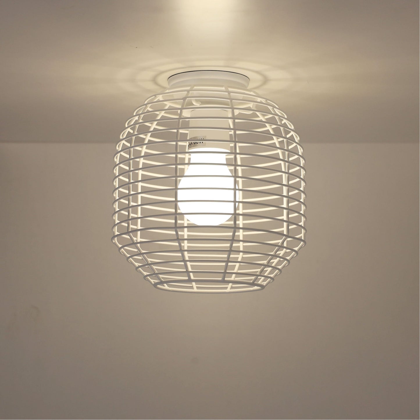 Eve.18 White Mesh DIY Shade B22 - OL2543WH - Mases LightingOriel Lighting